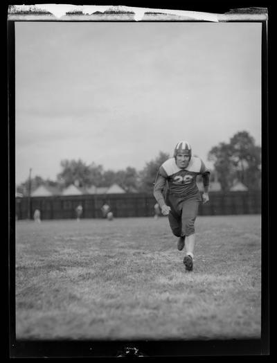 Football player, #26 (1936 Kentuckian) (University of Kentucky)