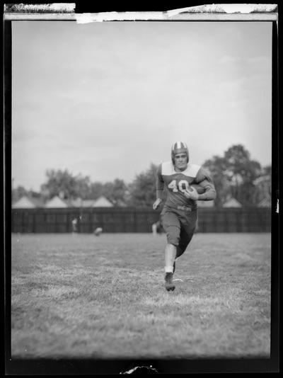 Football player, #40 (1936 Kentuckian) (University of Kentucky)