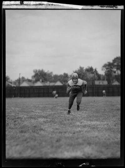 Football player, #52 (1936 Kentuckian) (University of Kentucky)