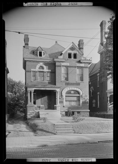 Lambda Chi Alpha house, exterior (1936 Kentuckian) (University of Kentucky)