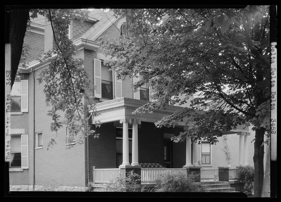 Delta Delta Delta house, exterior (1936 Kentuckian) (University of Kentucky)