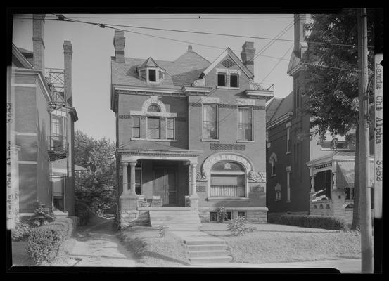 Lambda Chi Alpha house, exterior (1936 Kentuckian) (University of Kentucky)