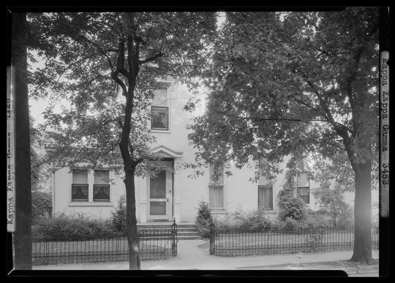 Kappa Kappa Gamma house, exterior (1936 Kentuckian) (University of Kentucky)