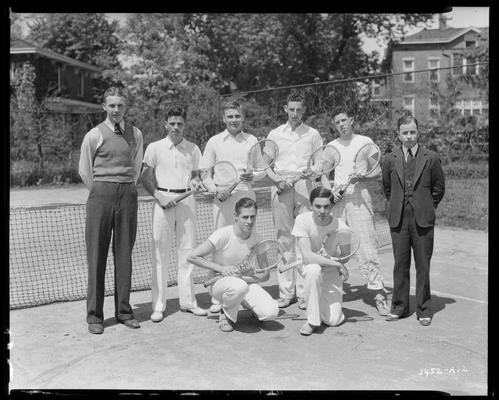 University of Kentucky freshman tennis (1936 Kentuckian)