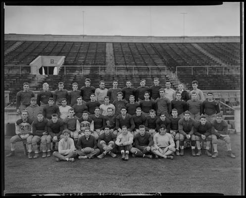Freshman football team (1936 Kentuckian)