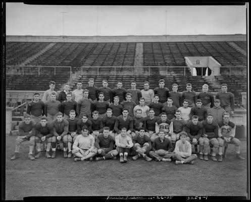 Freshman football team (1936 Kentuckian)