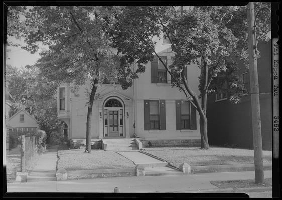 Phi Kappa Tau house, exterior (1936 Kentuckian)