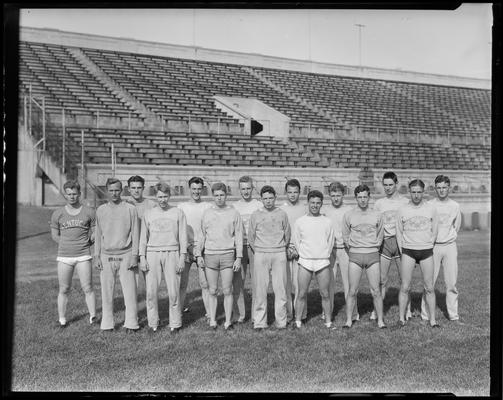 Freshman track team (1936 Kentuckian) (University of Kentucky)