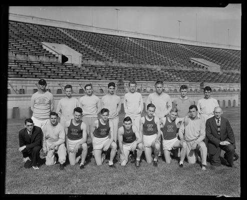 Varsity track team (1936 Kentuckian) (University of Kentucky)