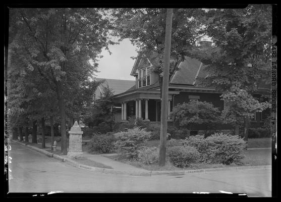 Leonard Shouse Jr., home; 55 Mentelle Park corner of Cramer, exterior