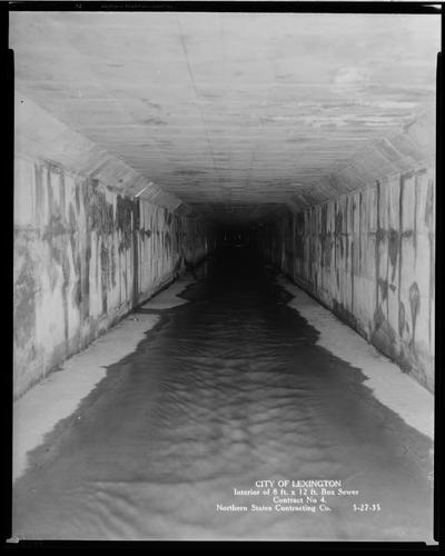 Northern States Contracting Company (City of Lexington, interior of 8 ft. by 12 ft. box sewer, contract no. 4)