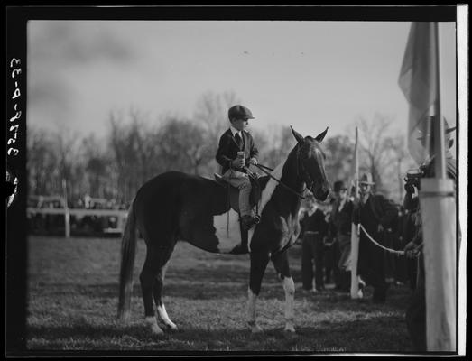 Horse Show, J.E. Madden; young child on horse