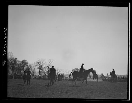 Horse Show, J.E. Madden; riders on horses