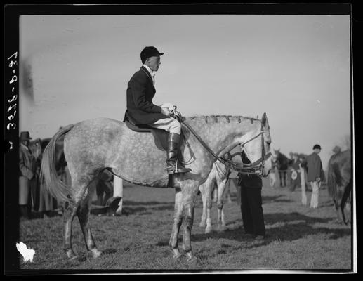 Horse Show, J.E. Madden; rider on horse
