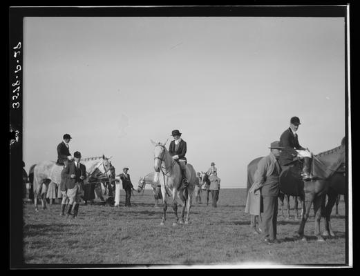 Horse Show, J.E. Madden; men sitting on horses