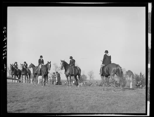 Horse Show, J.E. Madden; riders on horses