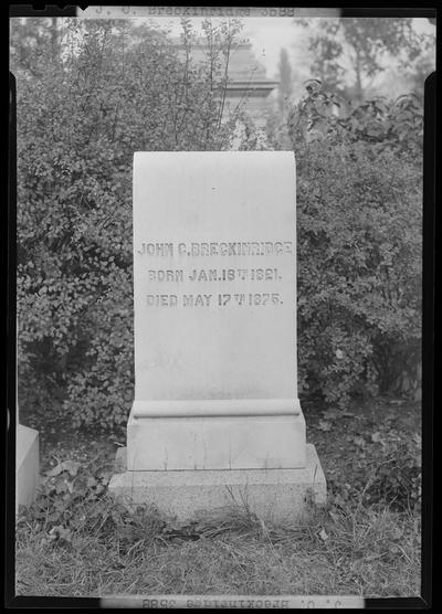 General John C. Breckinridge Monument (tombstone)