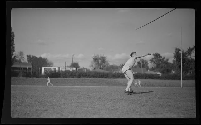 Track team, javelin (1938 Kentuckian) (University of Kentucky)