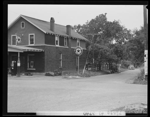 John Crosby; road view of 4-way intersection