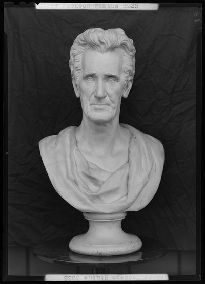 Andrew Jackson, bust; front of face