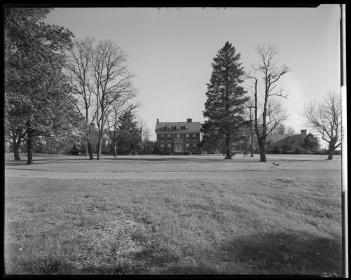 Mrs. Silas Mason; exterior of home