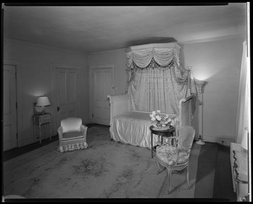 Mrs. Silas Mason; interior of home