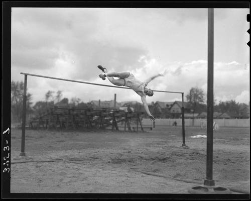 University of Kentucky Track Team (1939 Kentuckian), individual, high jump