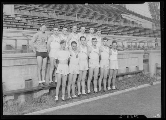 University of Kentucky Track Team (1939 Kentuckian), track team