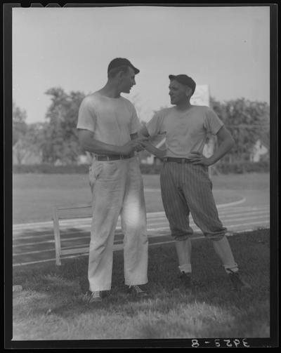 University of Kentucky Track Team (1939 Kentuckian), coach and team member