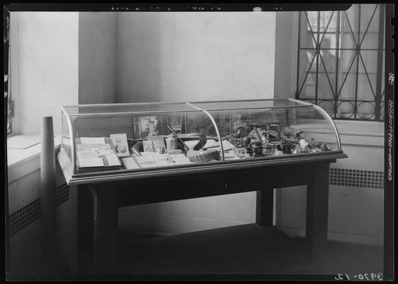 Blue Licks Memorial Park; display case with artifacts