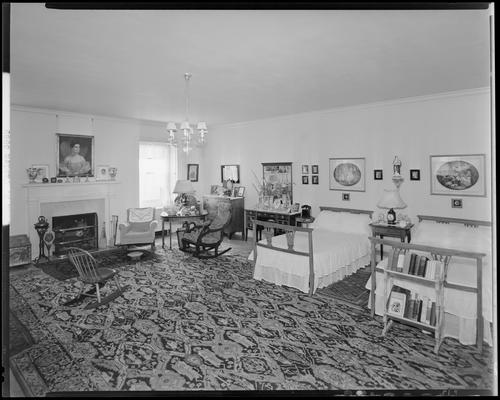 Runnymede Farm; Senator John M. Camden, interior of home, bedroom