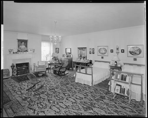 Runnymede Farm; Senator John M. Camden, interior of home, bedroom