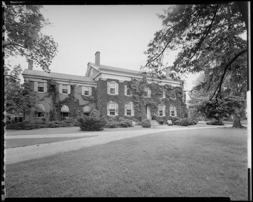 Runnymede Farm; Senator John M. Camden, exterior of home, front view of house