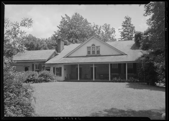 Woodlawn Farm, Tom Holt; exterior of home, rear view