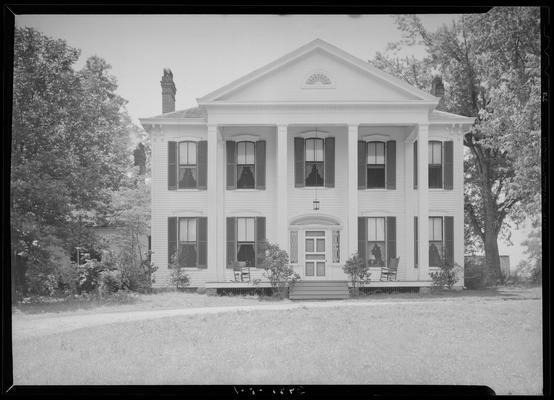 Avon Farm; (Mrs. Eli Simpson), exterior of home, front view of house