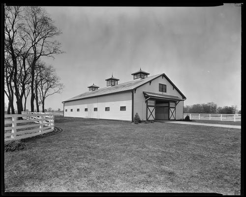 Caywood Barn; horse barn, exterior