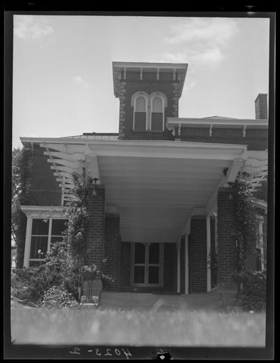 Campus Scenes (1939 Kentuckian) (University of Kentucky), building entranceway