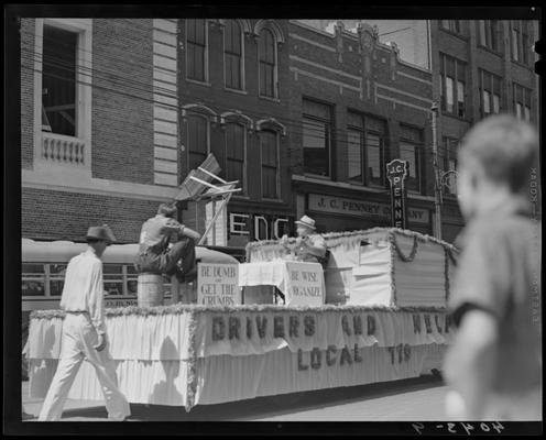 Labor Day Parade, Local 119 (779?) float, 