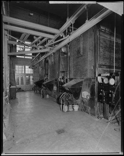 Housing Project; interior of boiler room