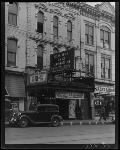 Ada Meade Theatre (movie theater), 325 West Main, exterior; 