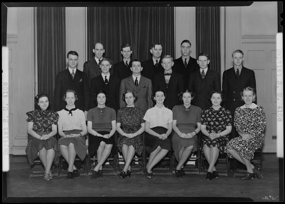 Baptist Student Union; (1939 Kentuckian) (University of Kentucky), group members