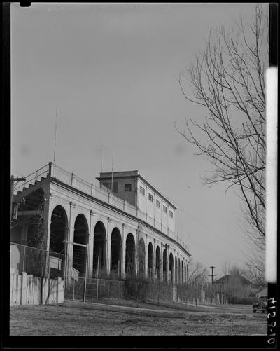 Campus Scenes; 1939 Kentuckian) (University of Kentucky), exterior, stadium (COLOSSEUM, Coliseum)