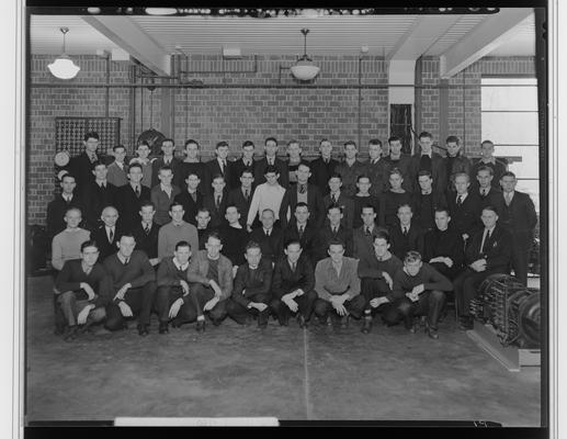AIEE (American Institute of Electrical Engineers); (1939 Kentuckian) (University of Kentucky); interior, member group portrait