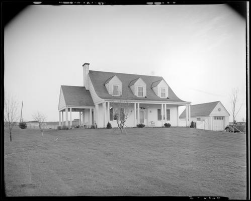 Samuel P. Strother; home (Deepwood Drive), exterior, front view of the house and landscape