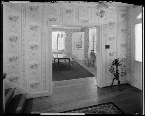 Samuel P. Strother; home (Deepwood Drive), interior, view of the dining room from the foyer