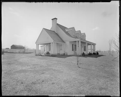 Samuel P. Strother; home (Deepwood Drive), exterior, front and side views of the house and landscape