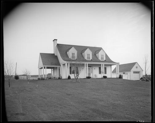 Samuel P. Strother; home (Deepwood Drive), exterior, front view of the house and landscape