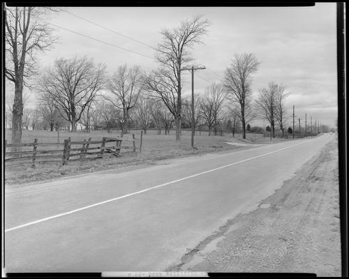 Kentucky Utilities Company (167 West Main Street); road scenes, view of the road and electric utility poles