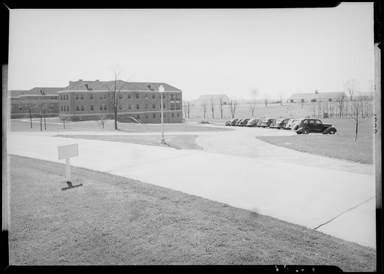 Veterans Hospital; exterior view of buildings and grounds