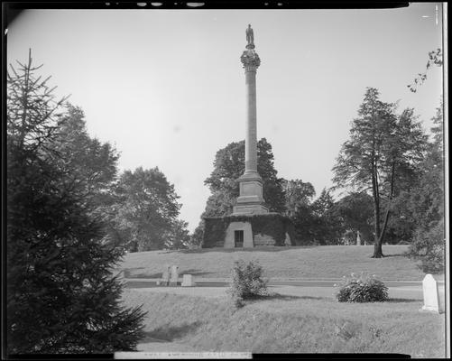 Henry Clay Monument; cemetery mausoleum and monument for Henry Clay